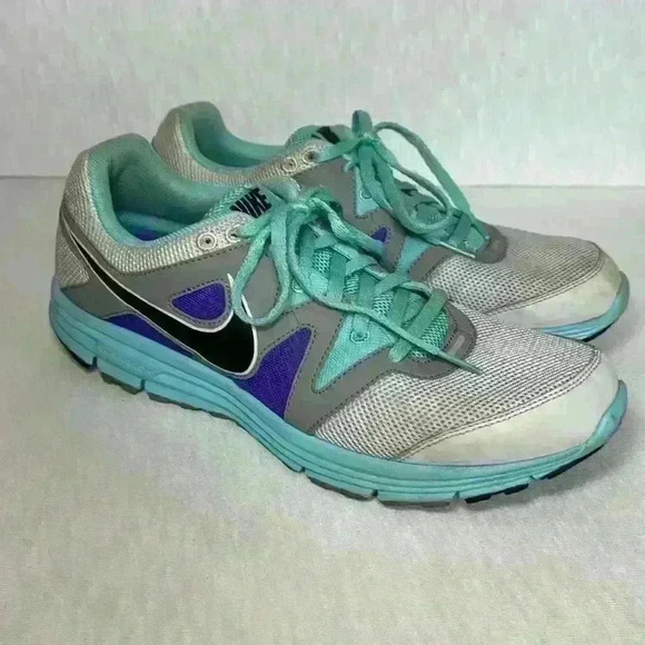 NIKE Lunarfly+ 3 Pure Platinum Multicolor Running Shoes #487751-004 Women Sz 11 - Picture 2 of 14